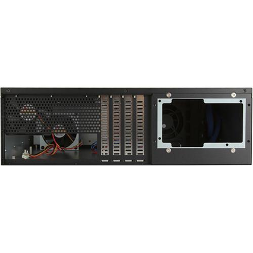 iStarUSA D-350HN-T 3 RU Compact 5 x 3.5" Bay Trayless Hotswap microATX Rackmount Chassis