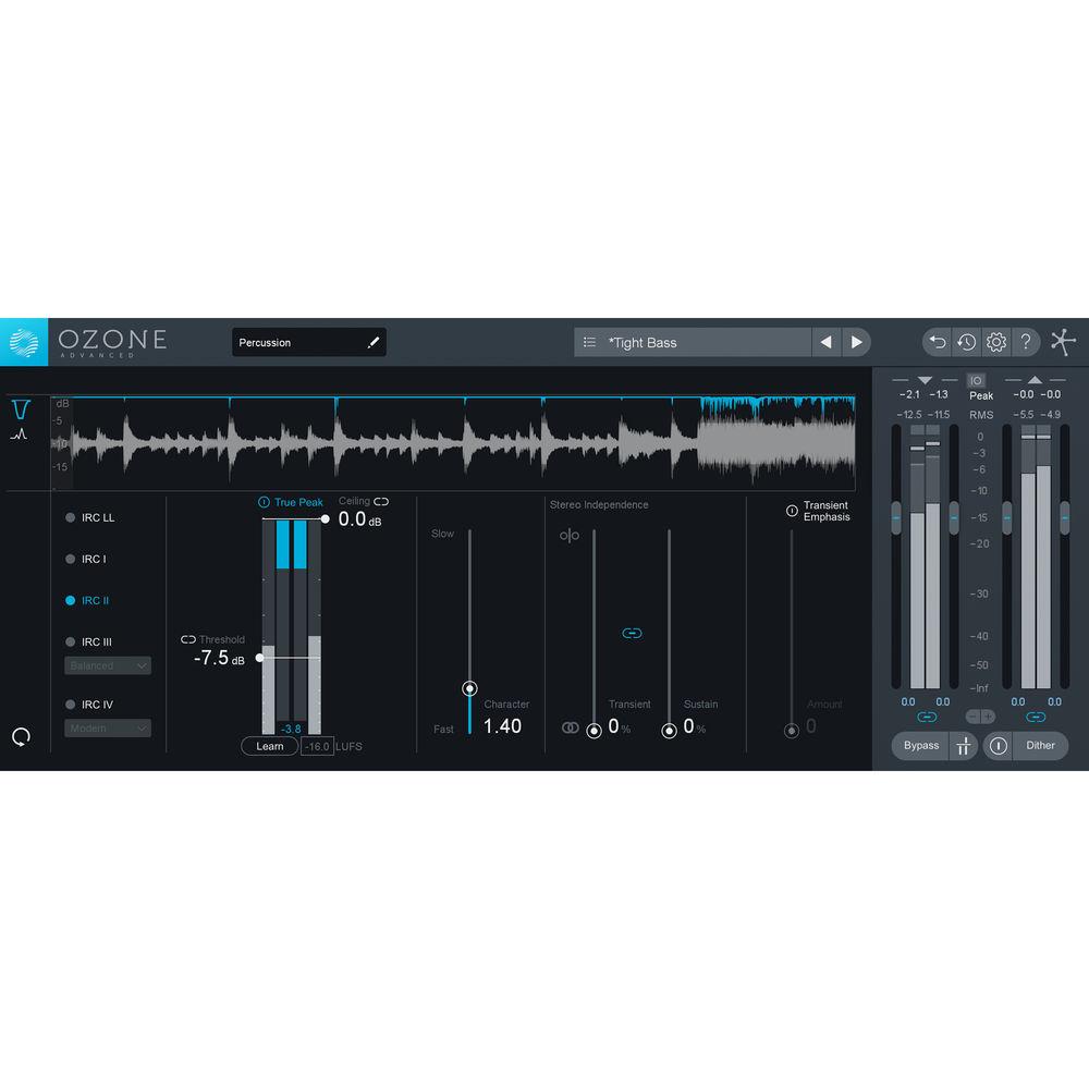 iZotope Ozone 8 Advanced - Mastering Software