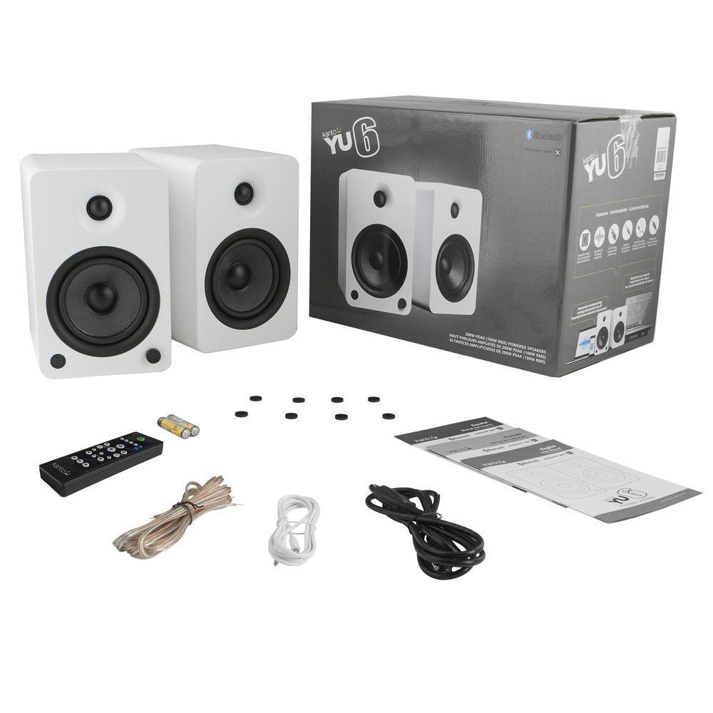Kanto Living YU6 2-Way Powered Bookshelf Speakers