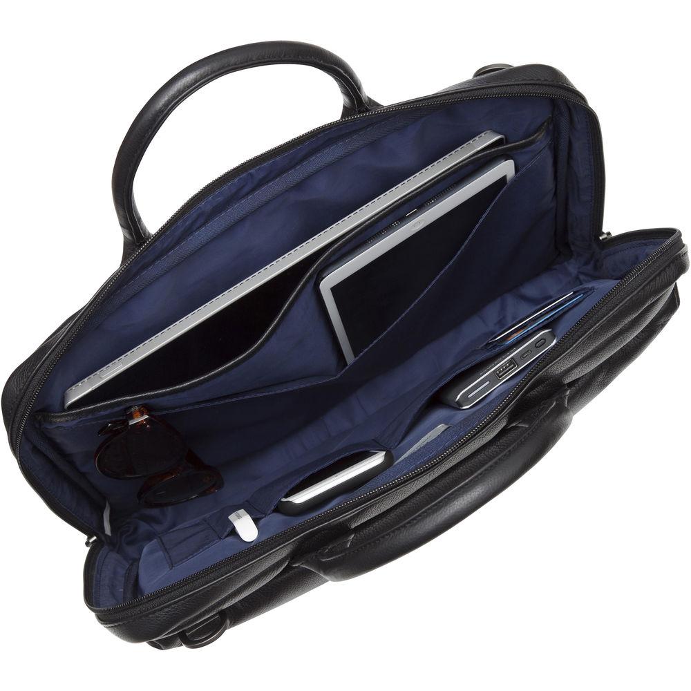 KNOMO USA 14" Foster Leather Laptop Briefcase