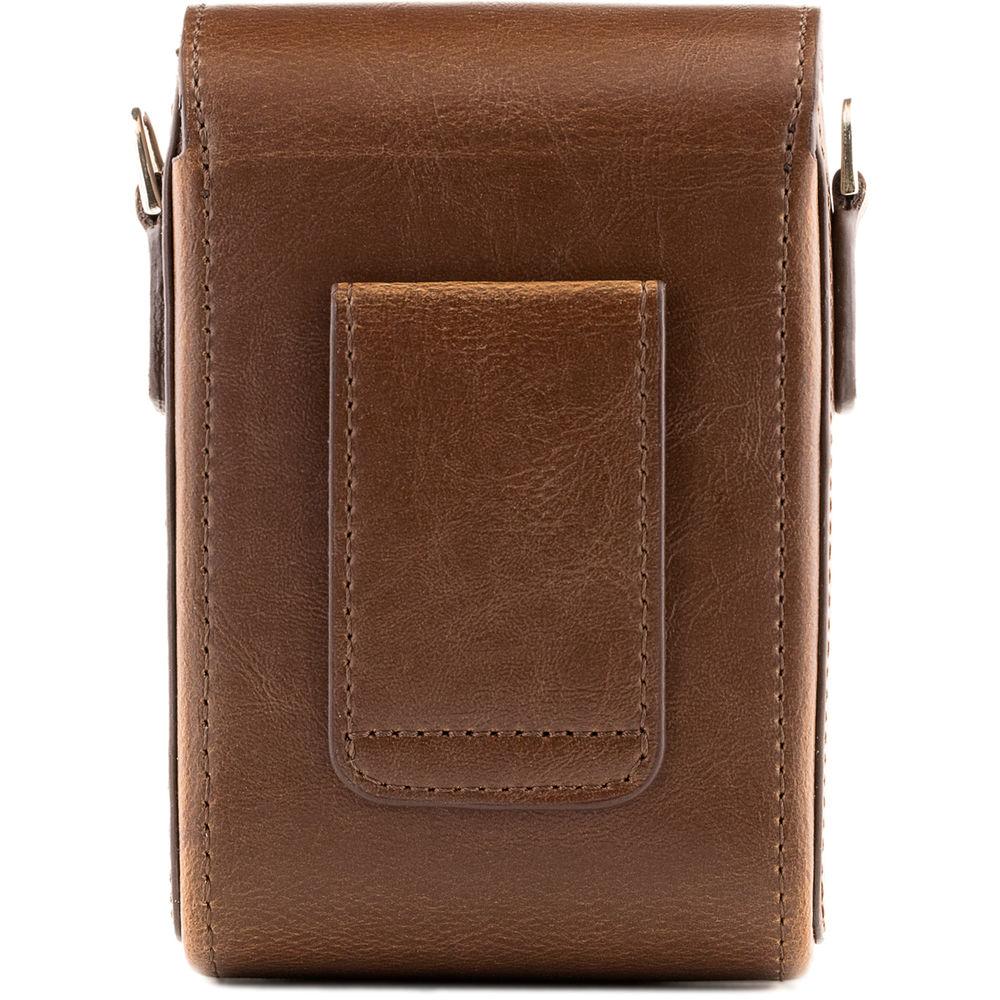 MegaGear Leather Camera Case with Strap for Panasonic Lumix ZS200, TZ200, Leica C-Lux