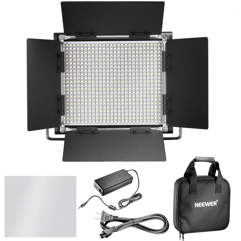 Neewer Bi-Color LED 2-Light Kit with Stands