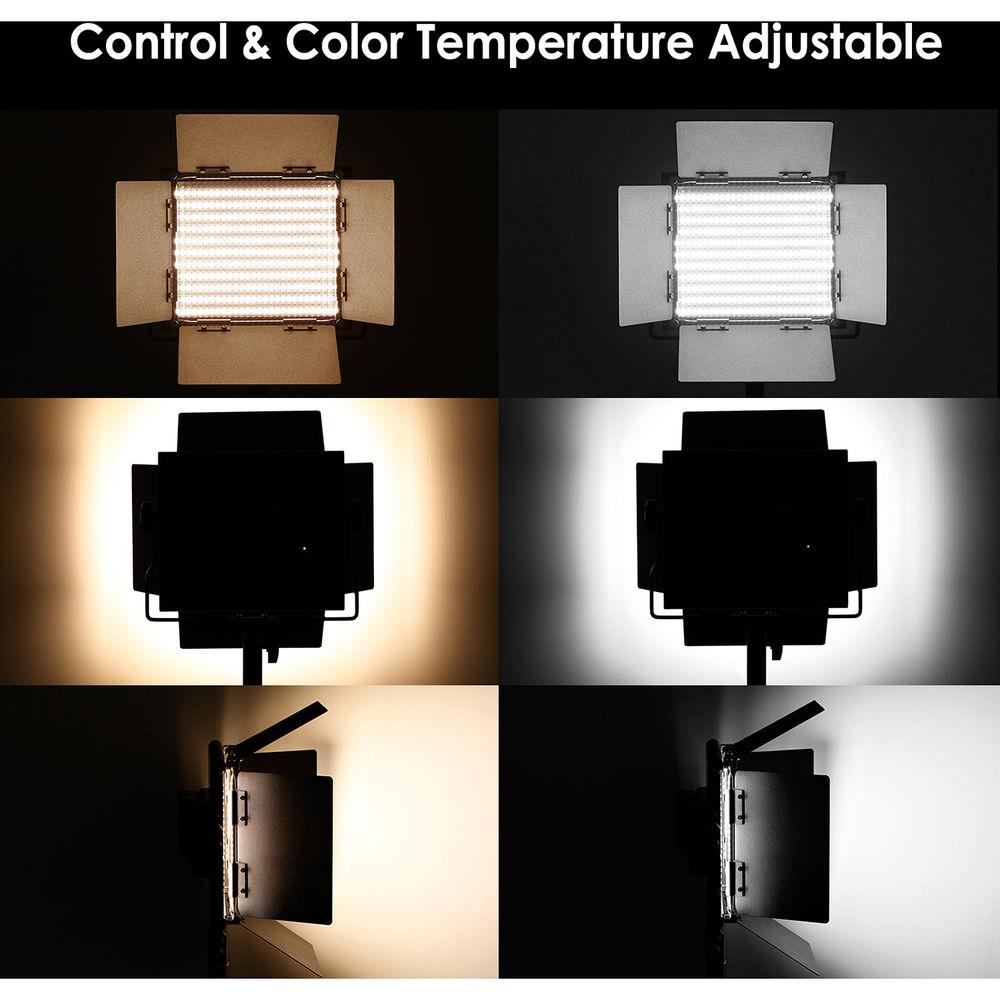 Neewer Bi-Color LED 2-Light Kit with Stands