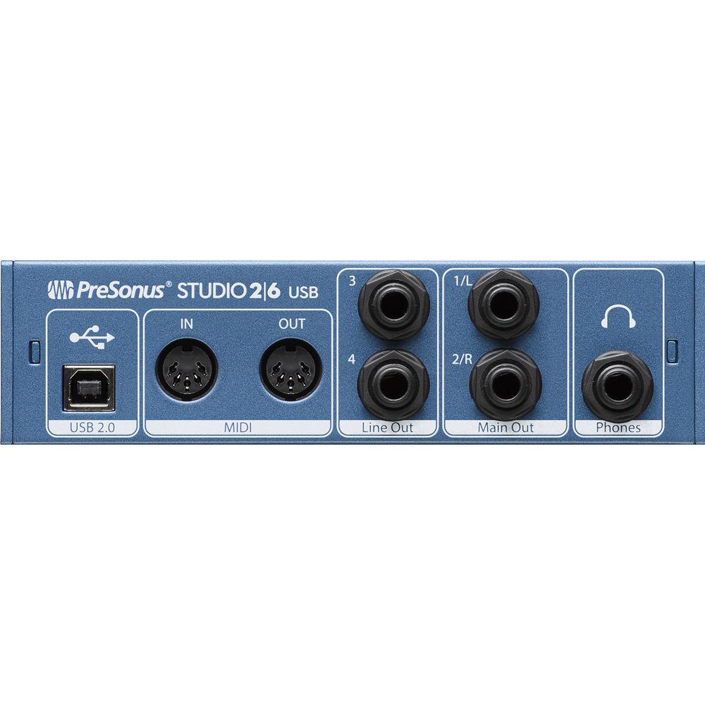 PreSonus Studio 26 - 2x4 192 kHz, USB 2.0 Audio MIDI Interface