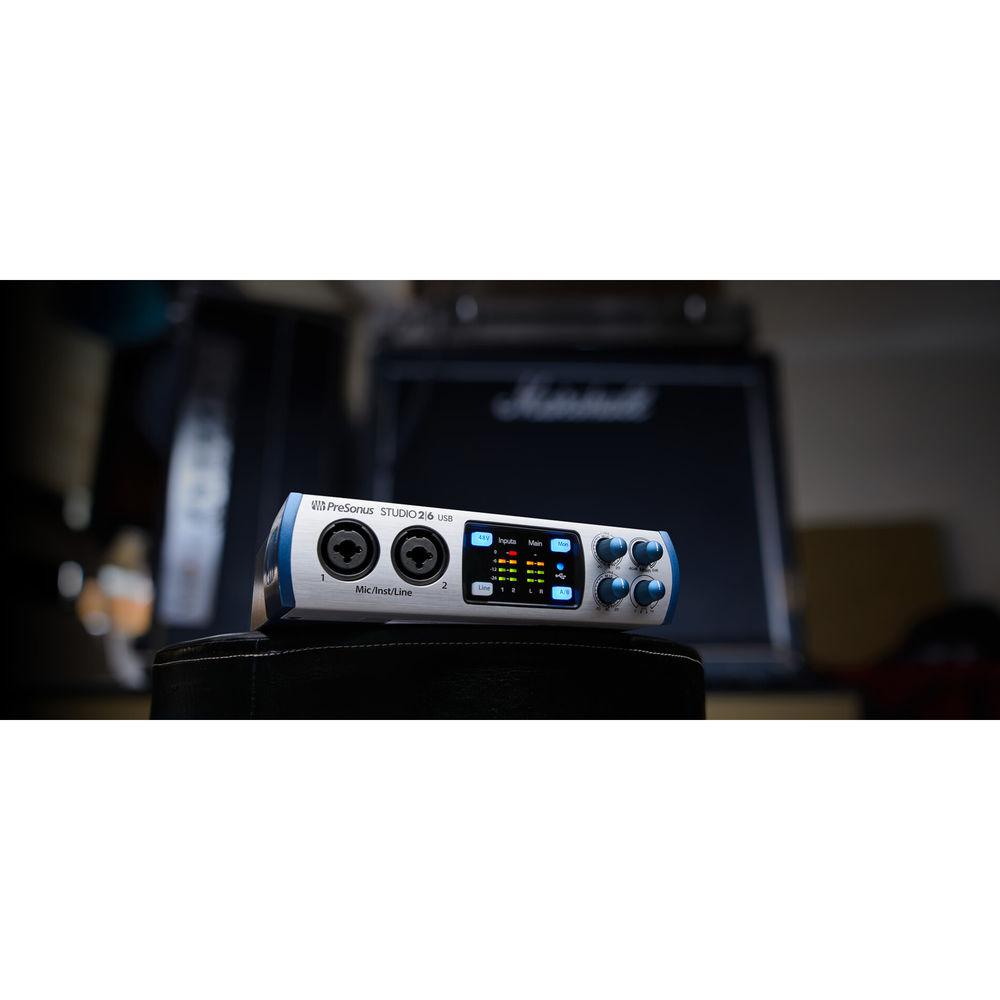 PreSonus Studio 26 - 2x4 192 kHz, USB 2.0 Audio MIDI Interface