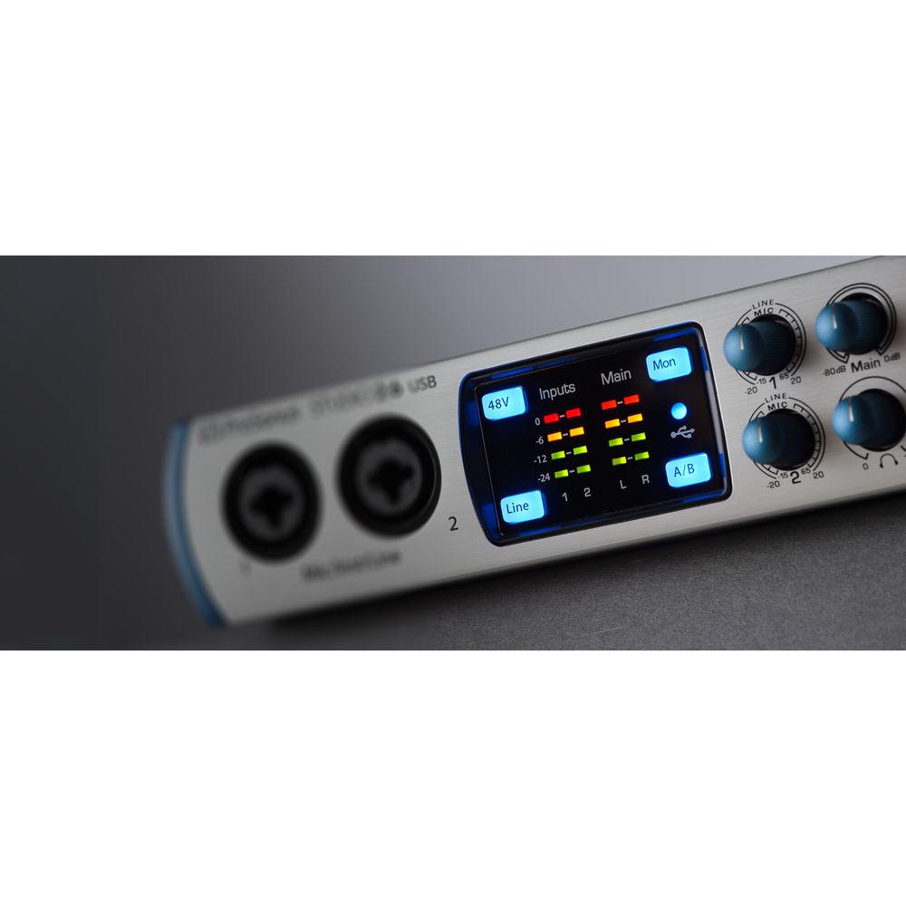 PreSonus Studio 26 - 2x4 192 kHz, USB 2.0 Audio MIDI Interface