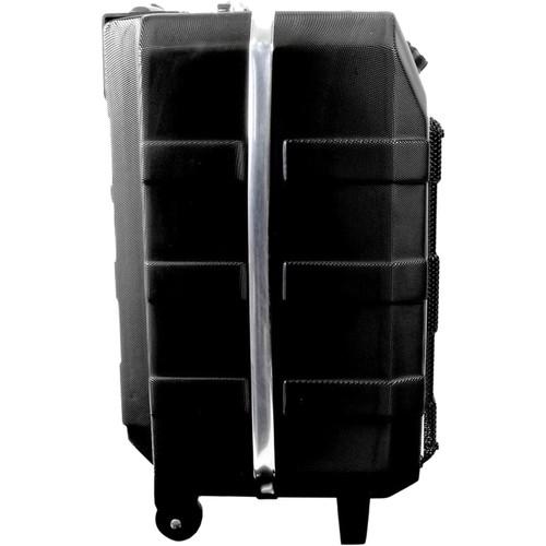 Pyle Pro 8" Active Portable Bluetooth Stereo Loudspeaker with Karaoke Microphone