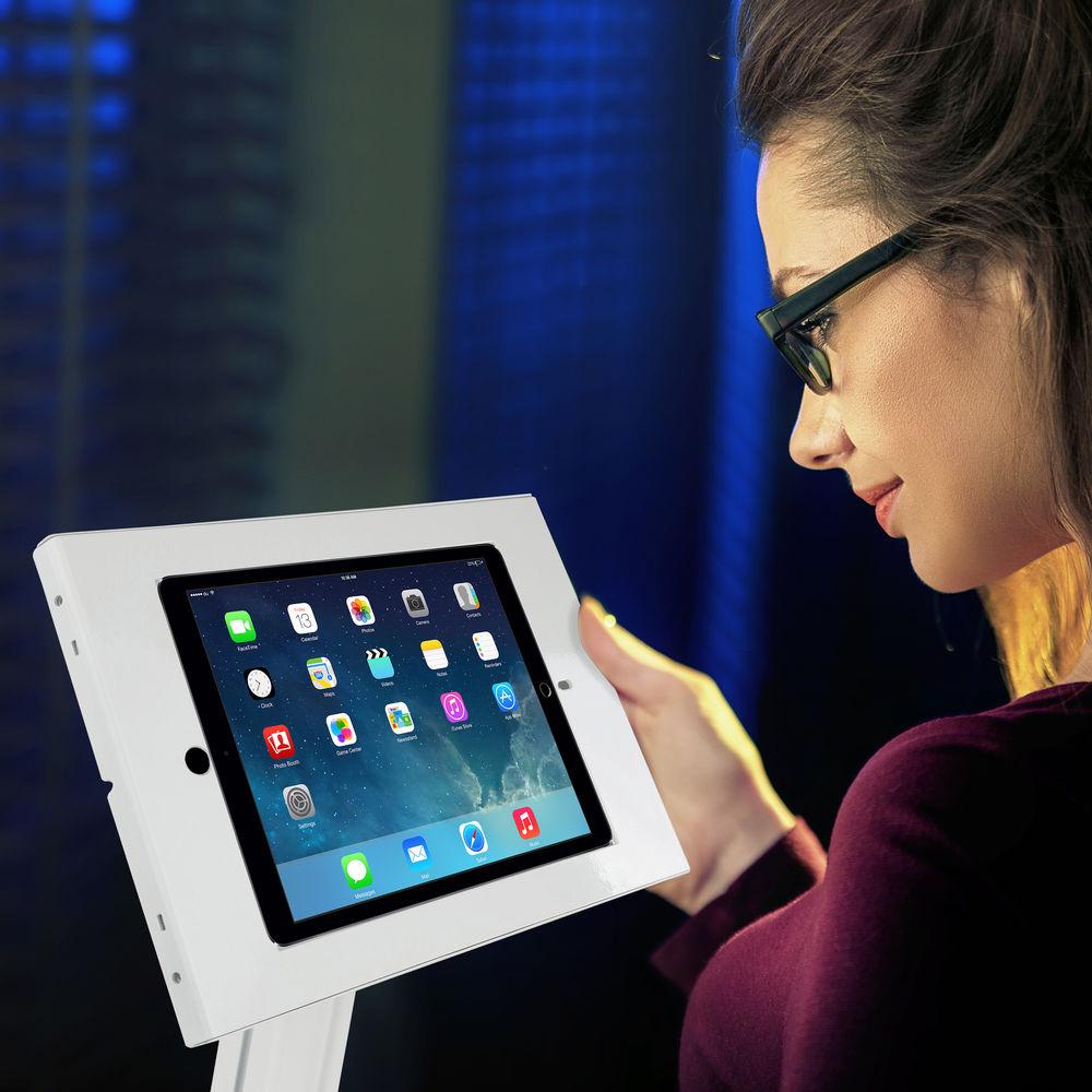 Pyle Pro iPad Pro 12.9" Anti-Theft Display Kiosk Case with Countertop Table Stand