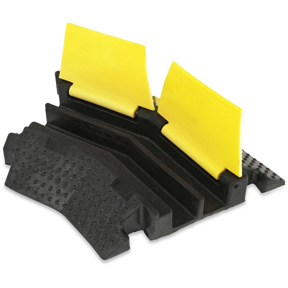 Pyle Pro PCBLCO32 Two-Channel Left-Turn Cable Protective Cover Ramp