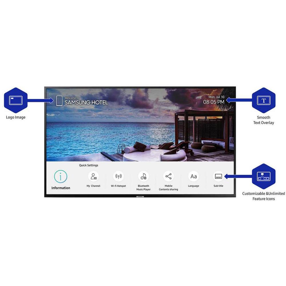Samsung 55" 4K UHD 2160P LED LCD Smart Premium Direct Hospitality TV