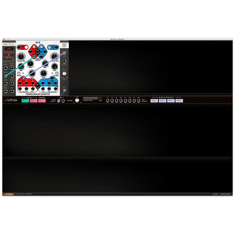 Softube 4ms Pingable Envelope Generator - Expansion Module for Modular Virtual Synthesizer