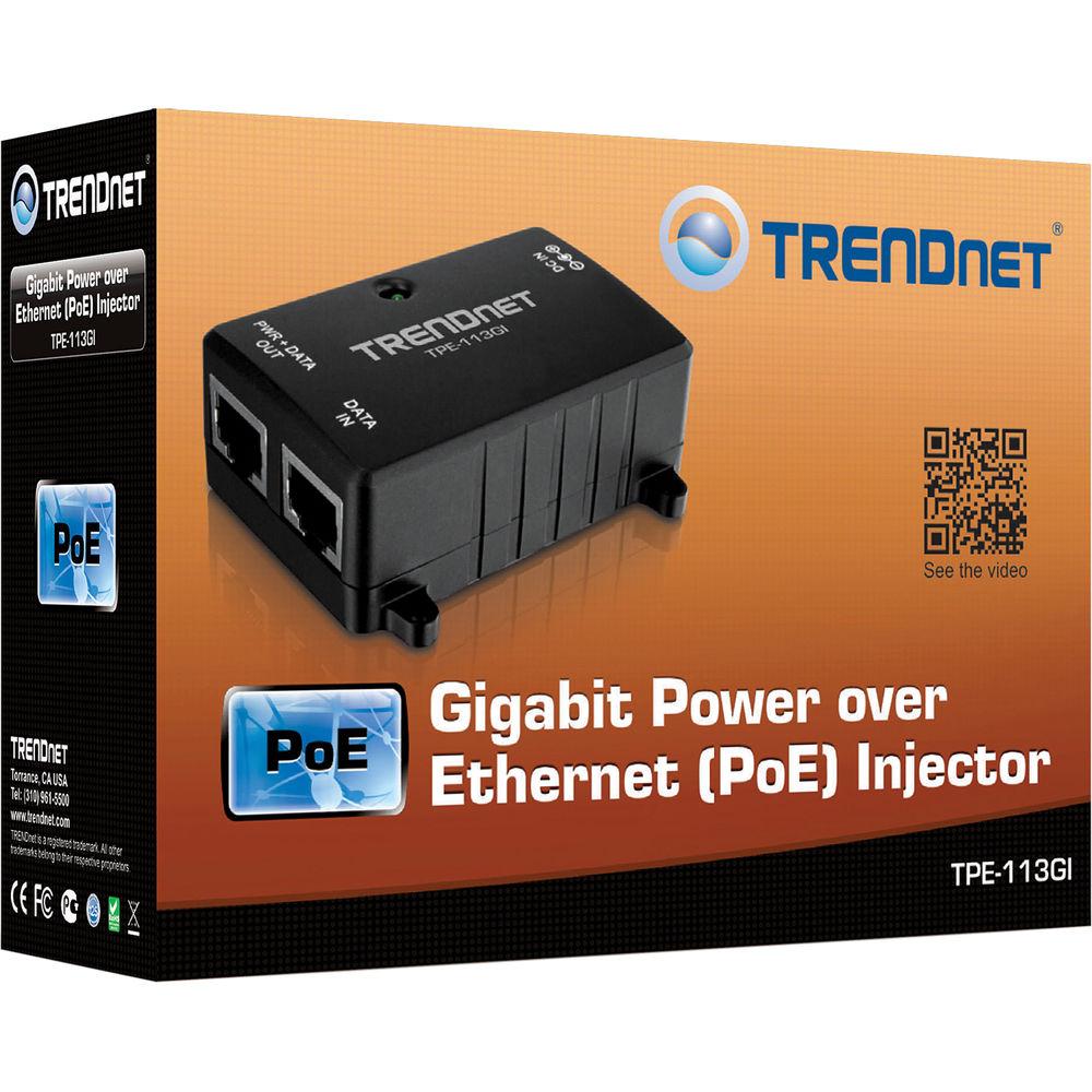 TRENDnet TPE-113GI Gigabit PoE Injector