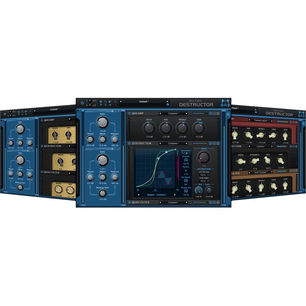 Blue Cat Audio Axe Pack - Software Toolkit for Guitar & Bass Processing, Blue, Cat, Audio, Axe, Pack, Software, Toolkit, Guitar, &, Bass, Processing