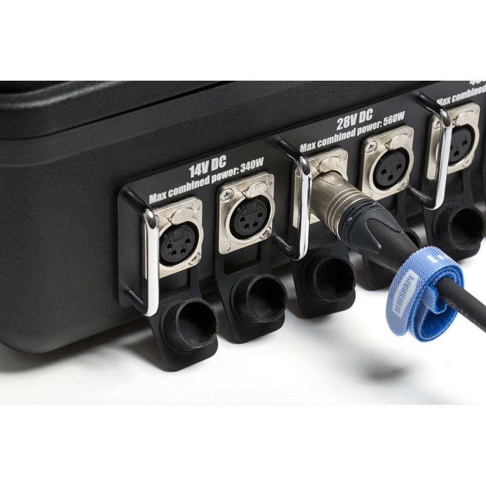 BLUESHAPE Gold Mount 4-Battery Power Station with Impact-Resistant Case