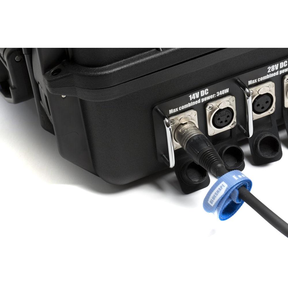 BLUESHAPE Gold Mount 4-Battery Power Station with Impact-Resistant Case