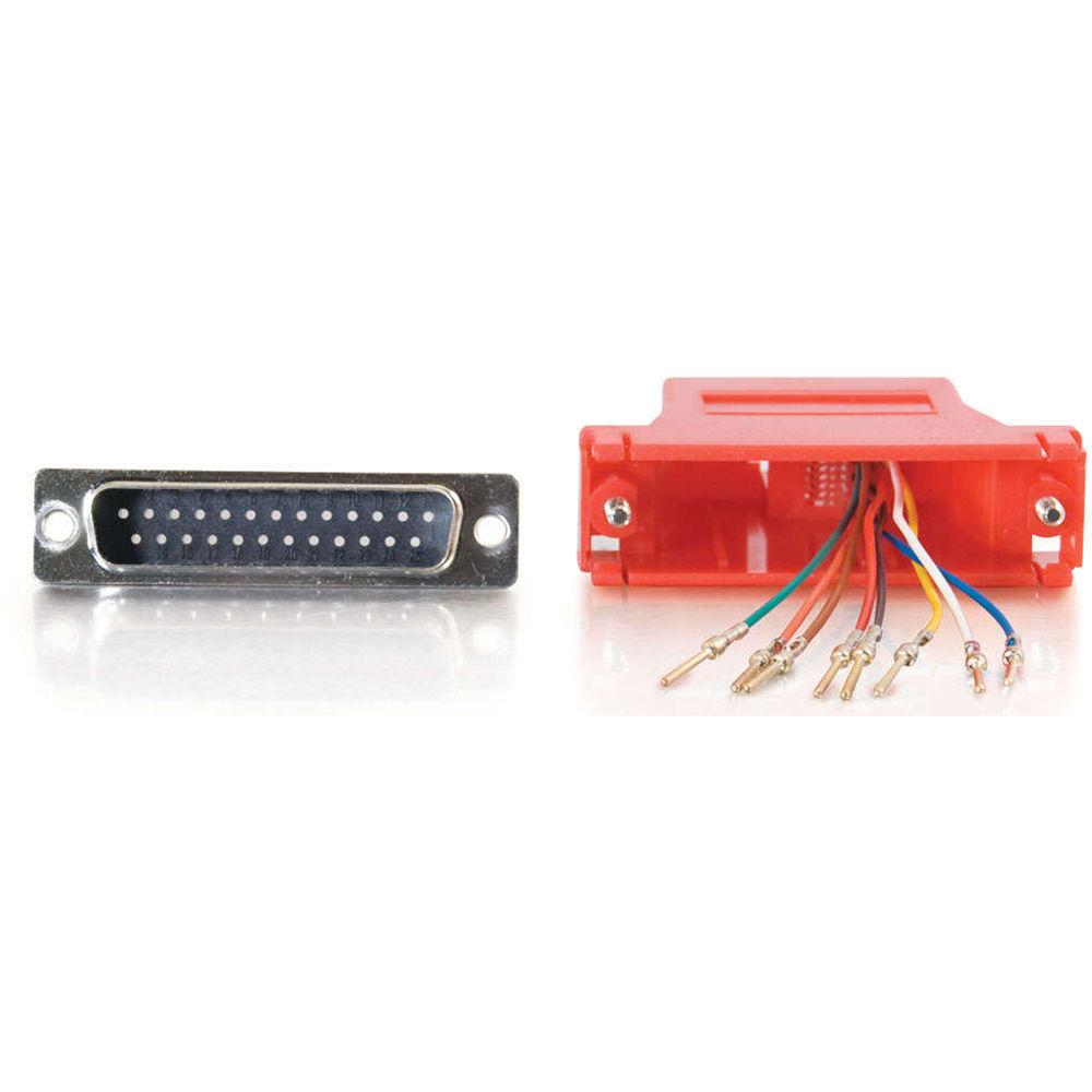 C2G RJ45 Female to DB25 Male Modular Adapter