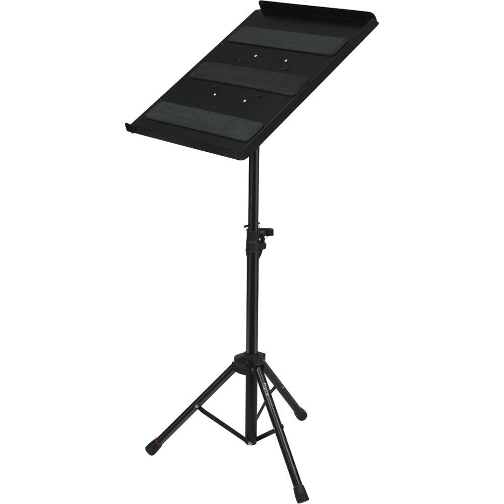 Gator Cases Frameworks Compact Adjustable Media Tray with Tripod Stand