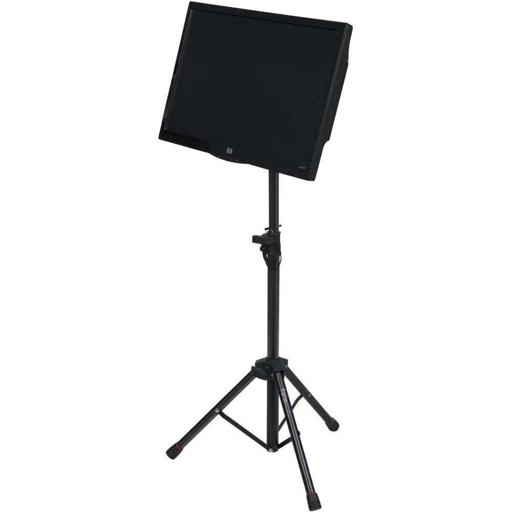Gator Cases Frameworks Compact Adjustable Media Tray with Tripod Stand