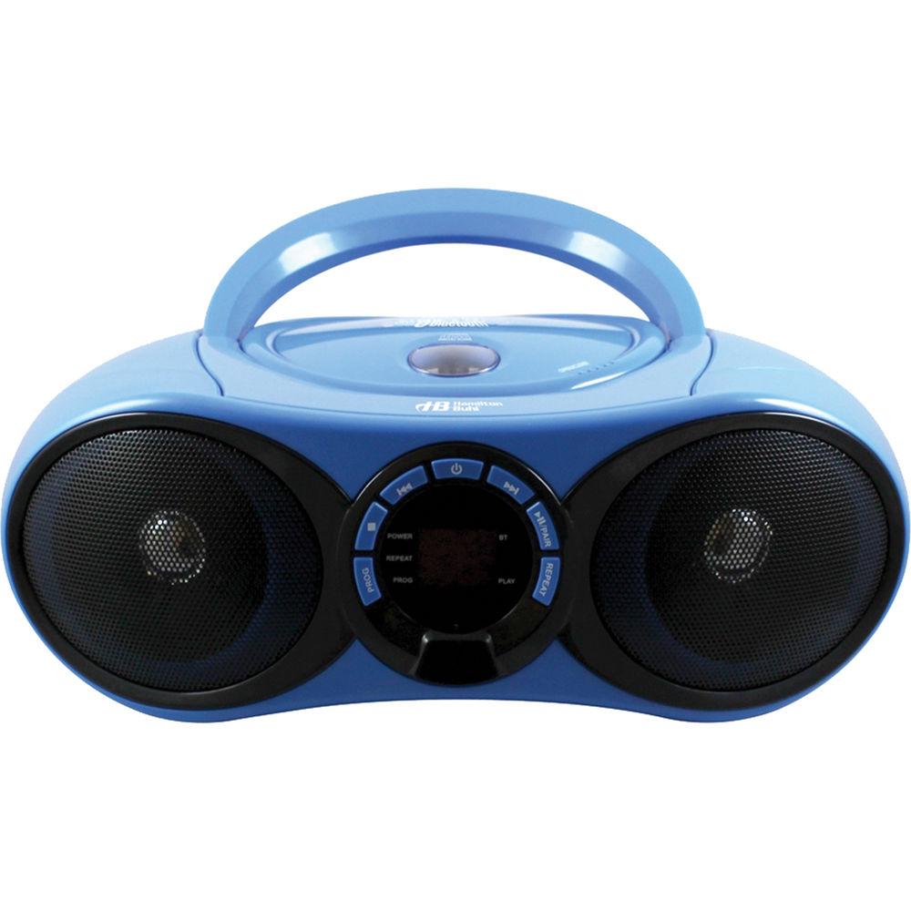 HamiltonBuhl AudioMVP Boombox Bluetooth CD FM Media Player