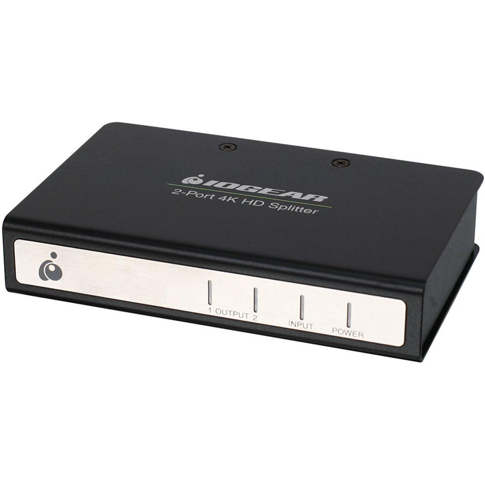 IOGEAR 2-Port DCI 4K HDMI Splitter with Signal Booster