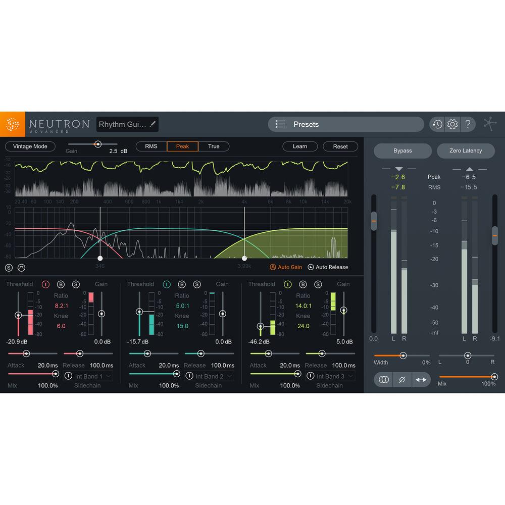 iZotope Neutron 2 Advanced - Mixing Software with Track Assistant