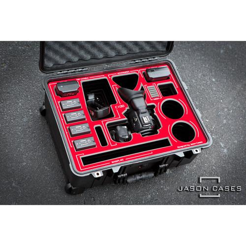 Jason Cases Hard Travel Case for Canon C100 Mark II Camera Kit