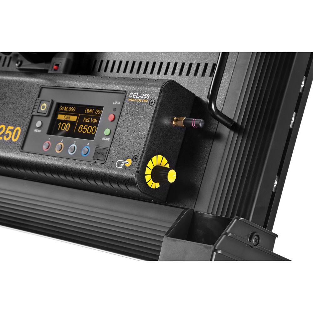 Kino Flo Celeb 250 DMX LED Fixture with Center Mount Kit with Flight Case