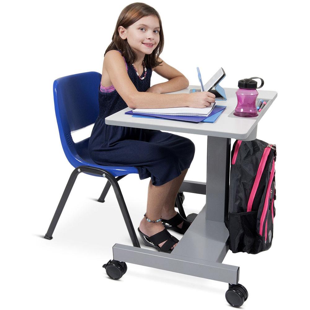 Luxor Pneumatic Sit Stand Student Desk