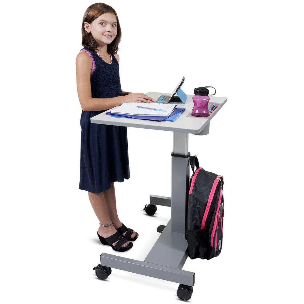 Luxor Pneumatic Sit Stand Student Desk