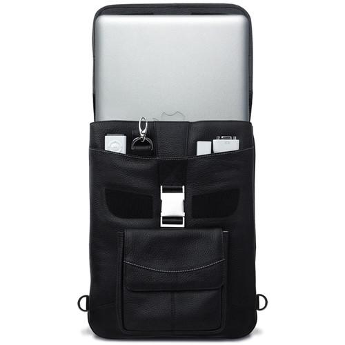MacCase Premium Leather Flight Jacket with Backpack Straps for MacBook 12"