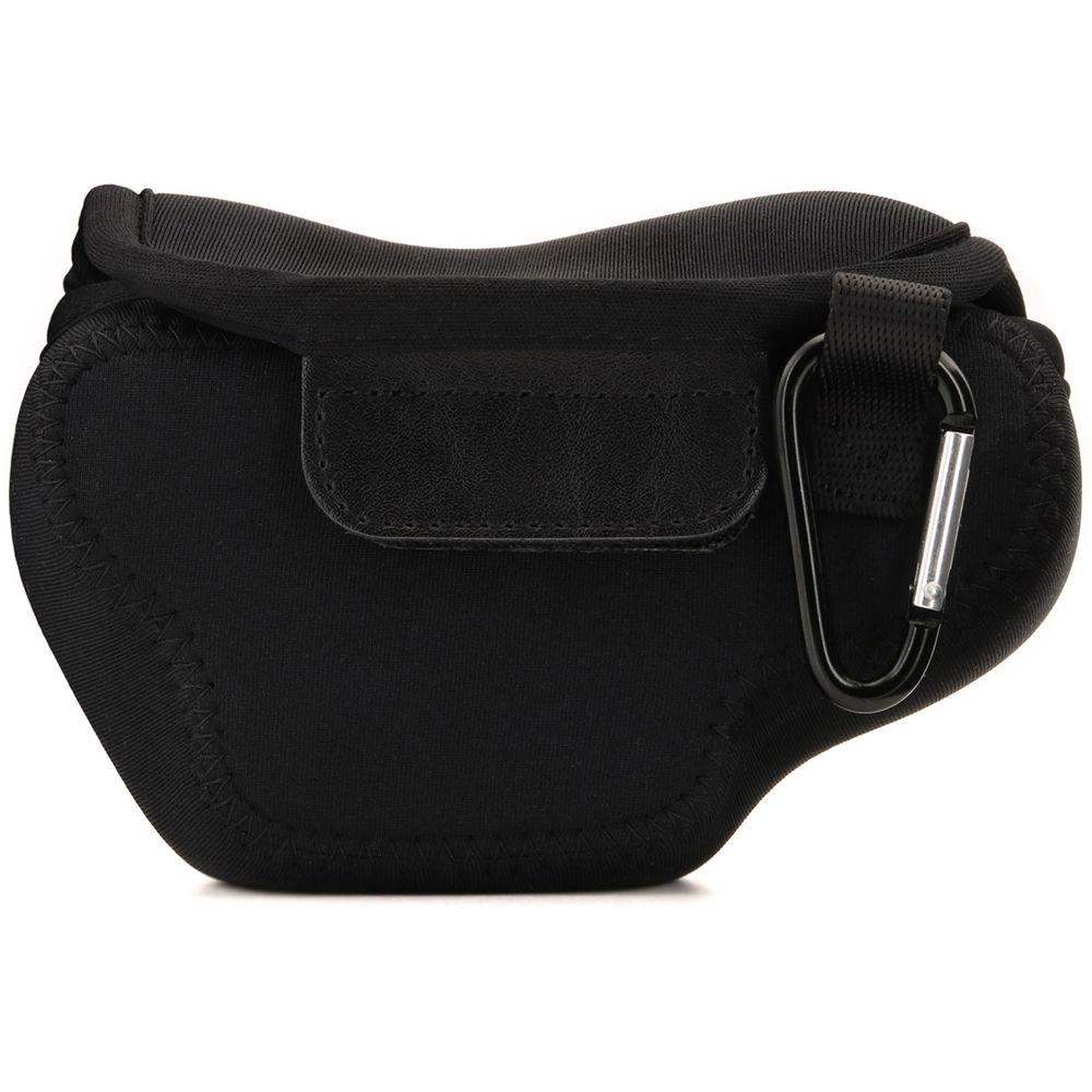 MegaGear Ultra-Light Neoprene Camera Case with Carabiner for Olympus OM-D E-M10 Mark III with 14-42mm
