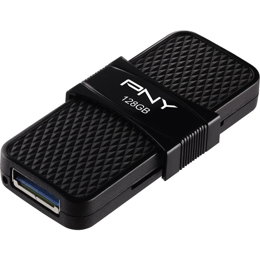 PNY Technologies 128GB Duo Link OTG USB 3.1 Type-C Flash Drive