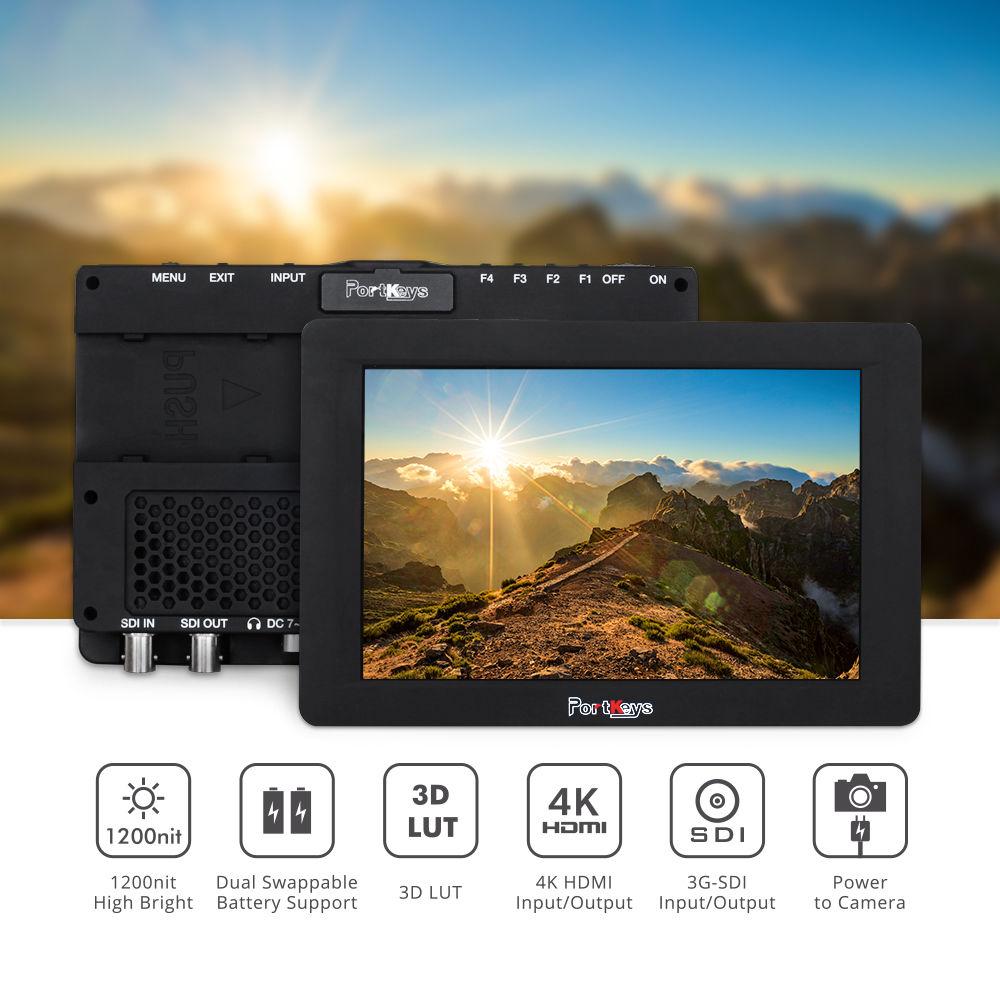 PORTKEYS HS7T 7" HDMI 3G-SDI IPS On-Camera Monitor