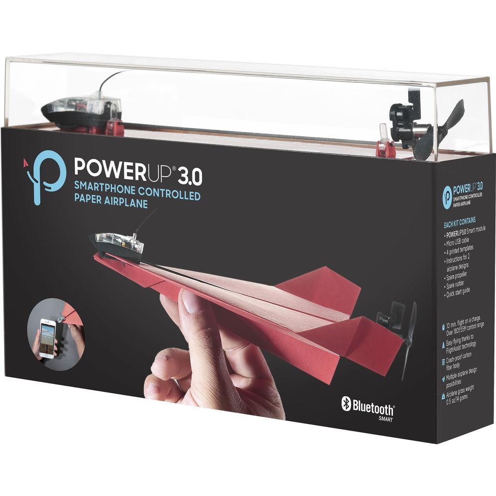 PowerUp Toys 3.0 Smartphone Controlled Paper Airplane Kit