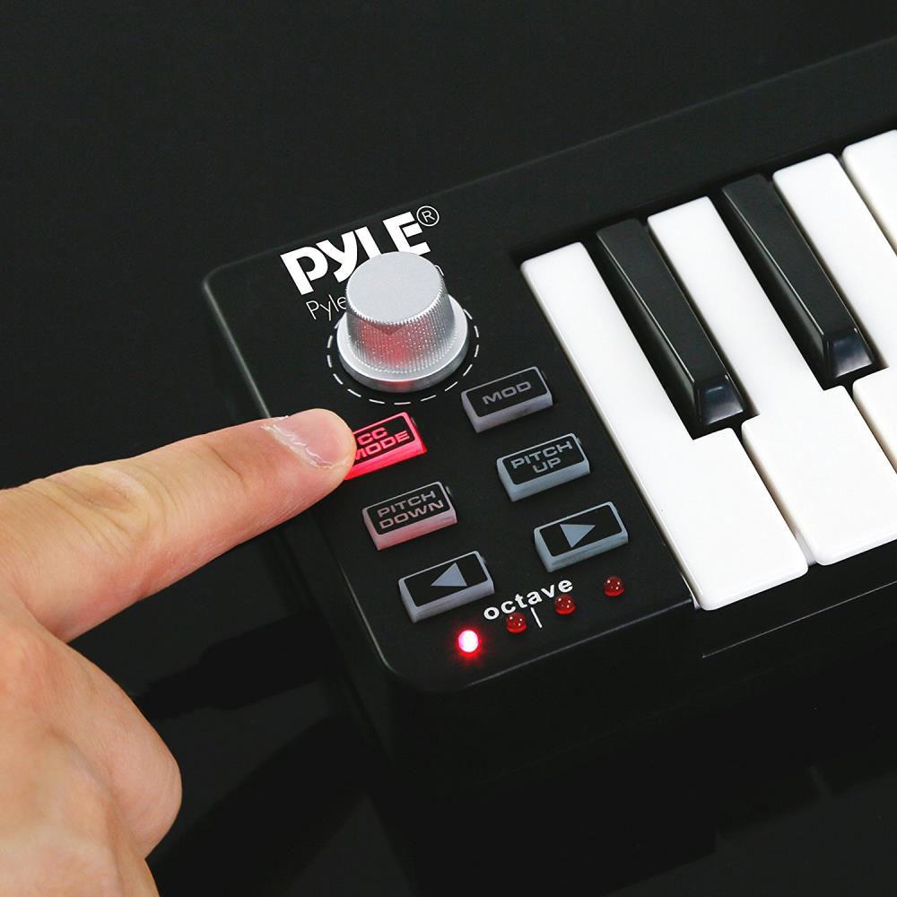 Pyle Pro PMIDIKB10 Compact MIDI Keyboard