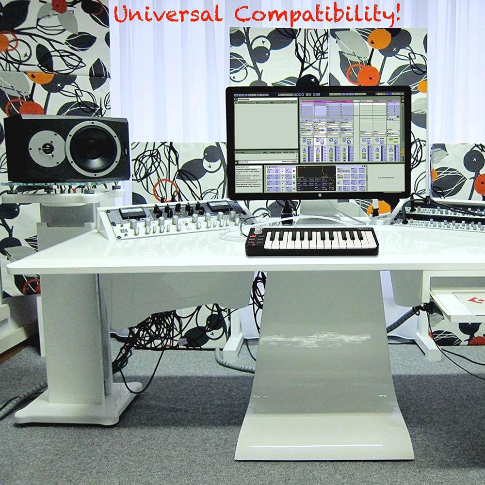 Pyle Pro PMIDIKB10 Compact MIDI Keyboard