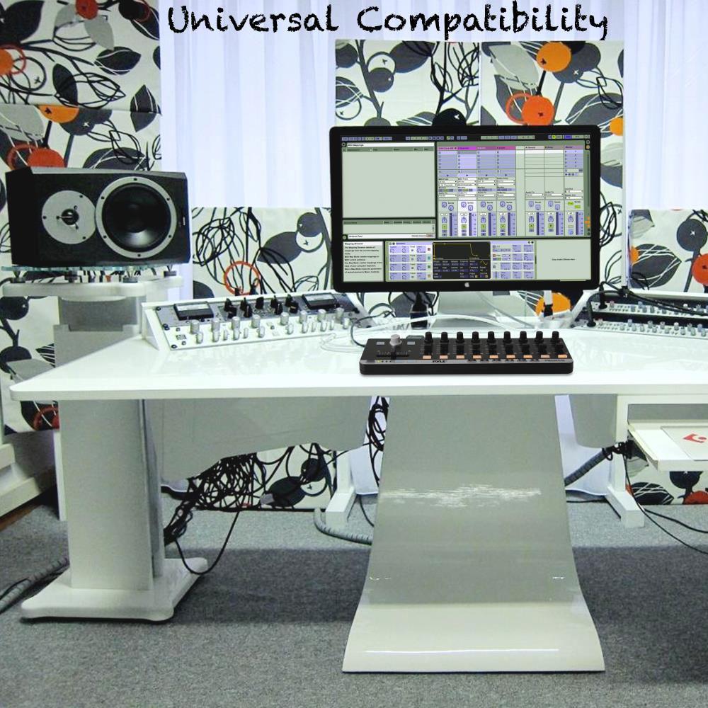 Pyle Pro PMIDIPD30 MIDI Controller for Music Production