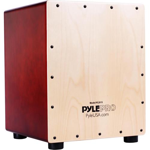 Pyle Pro Snare-Style Cajon Wooden Percussion Box