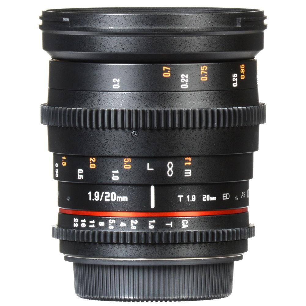 Rokinon 20mm T1.9 Cine DS Lens for Nikon F