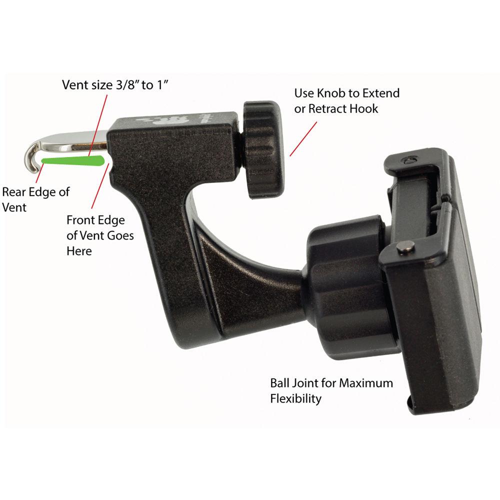 Square Jellyfish Jelly Grip Car Vent Mount