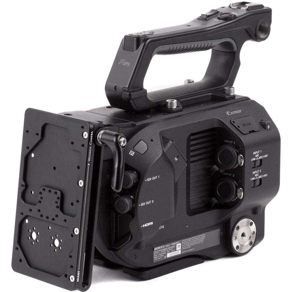 Wooden Camera Battery Slide for Sony FS7