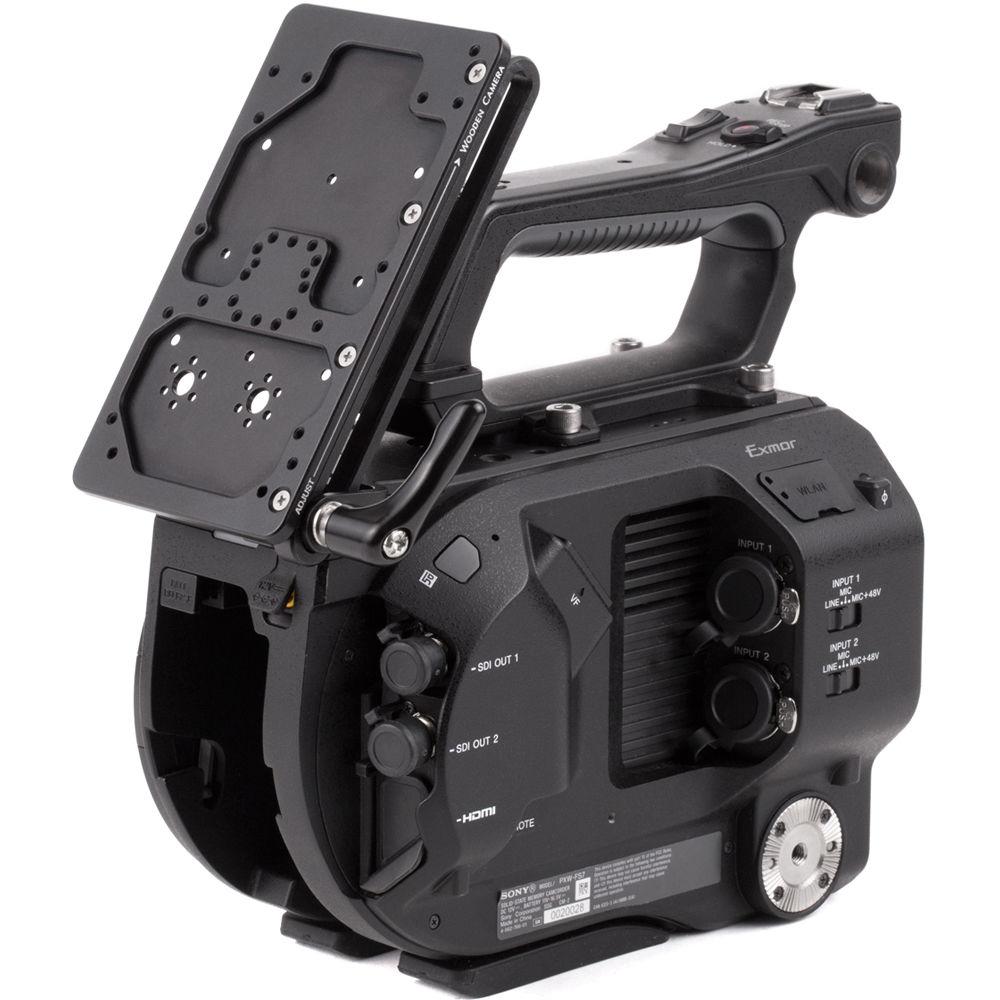 Wooden Camera Battery Slide for Sony FS7