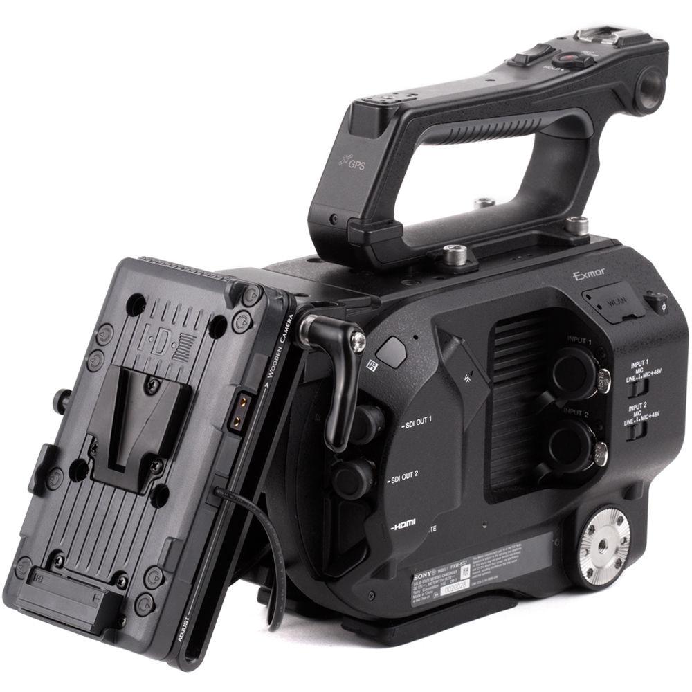 Wooden Camera Battery Slide for Sony FS7