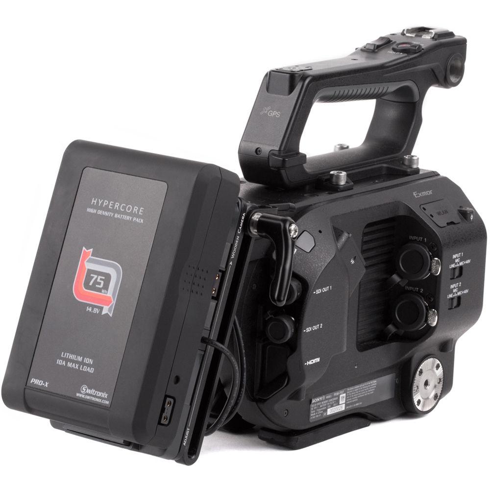 Wooden Camera Battery Slide for Sony FS7