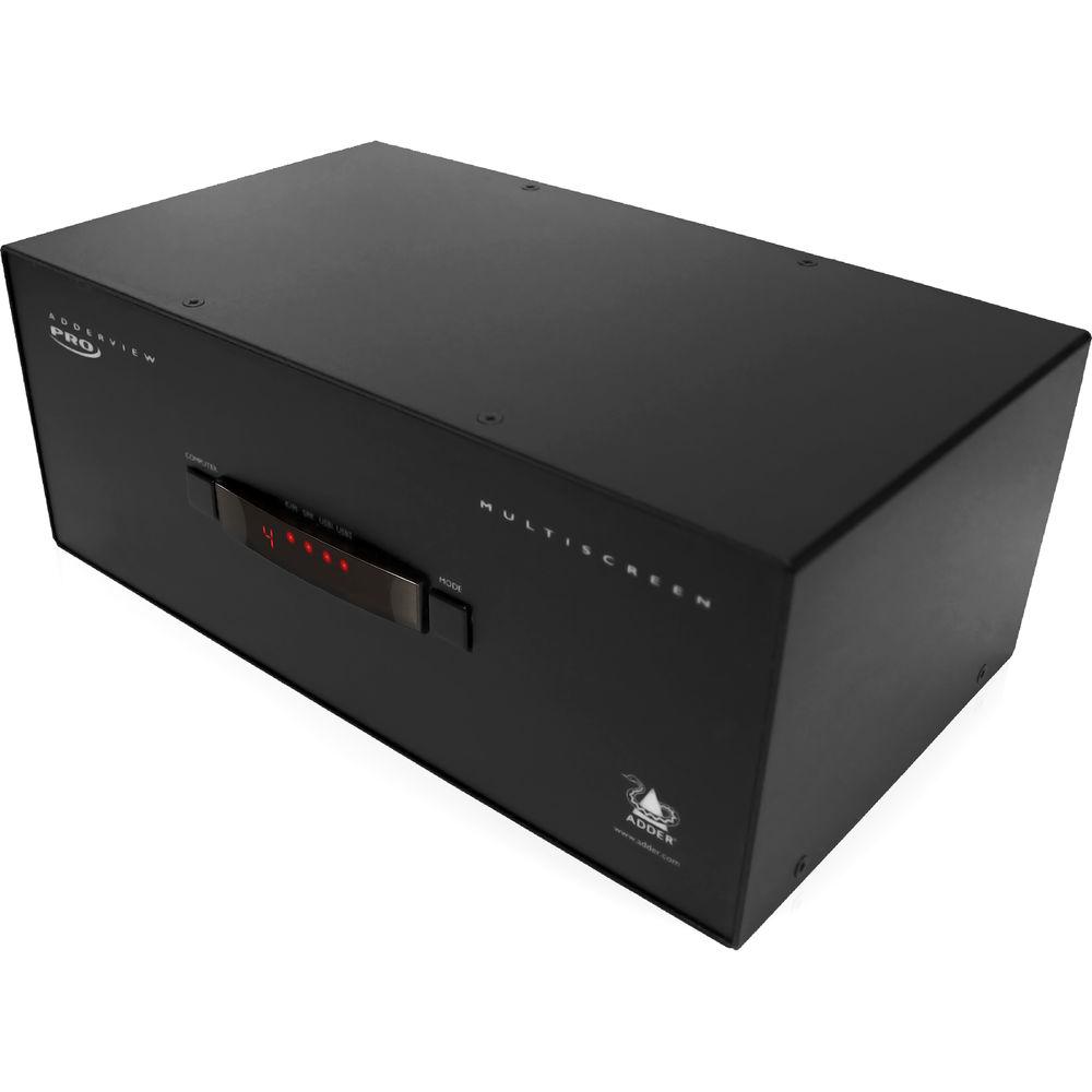 Adder ADDERView 4 PRO Dual-Link DVI-I Video & Peripheral Switch