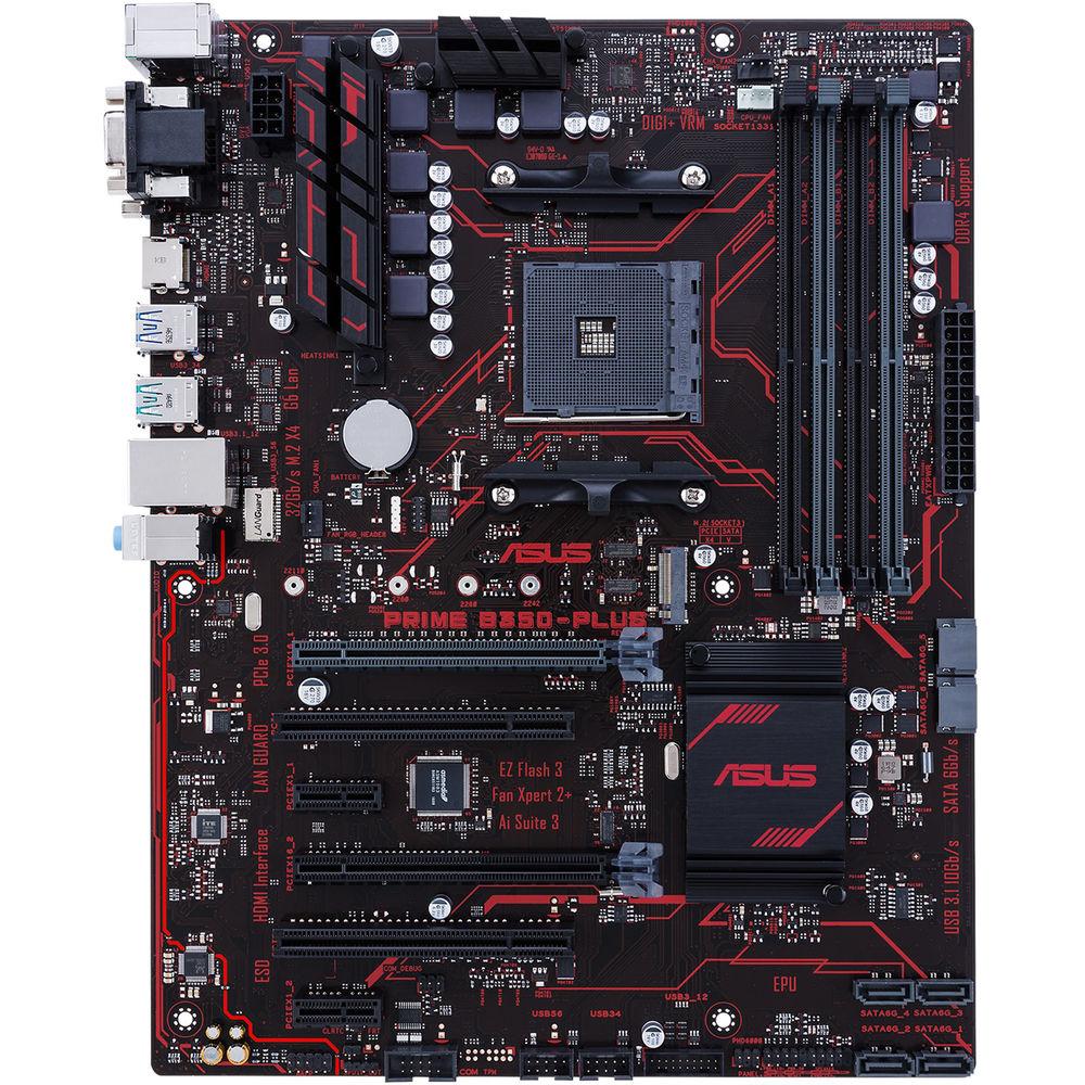 ASUS PRIME B350-PLUS AM4 ATX Motherboard