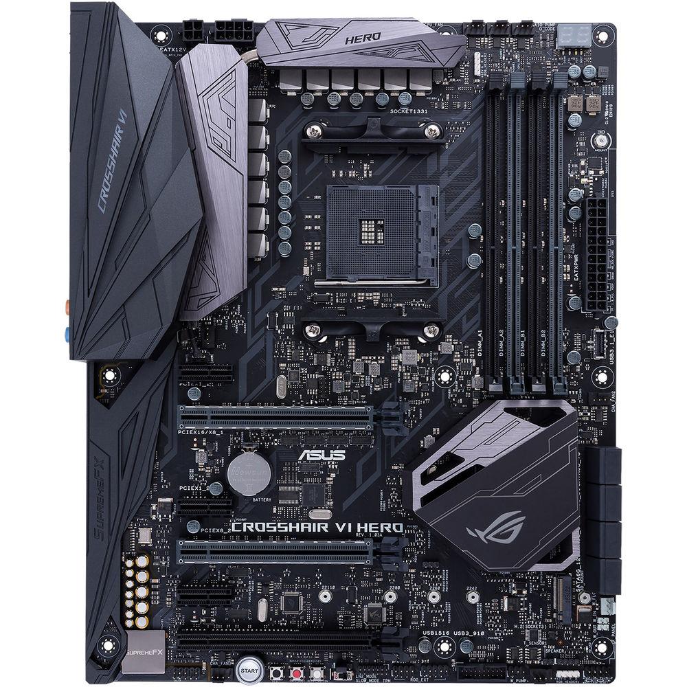 ASUS Republic of Gamers Crosshair VI Hero AM4 ATX Motherboard