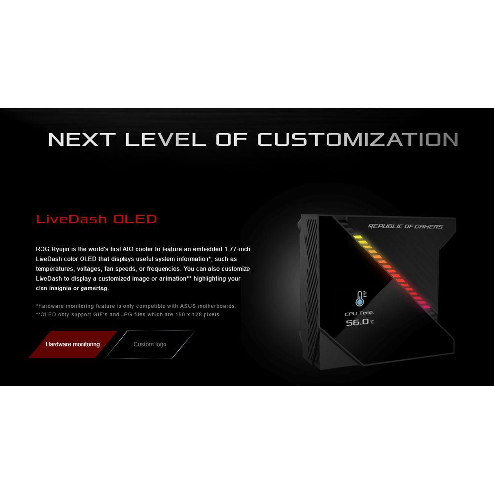 ASUS Republic of Gamers Ryujin 240 Liquid CPU Cooler