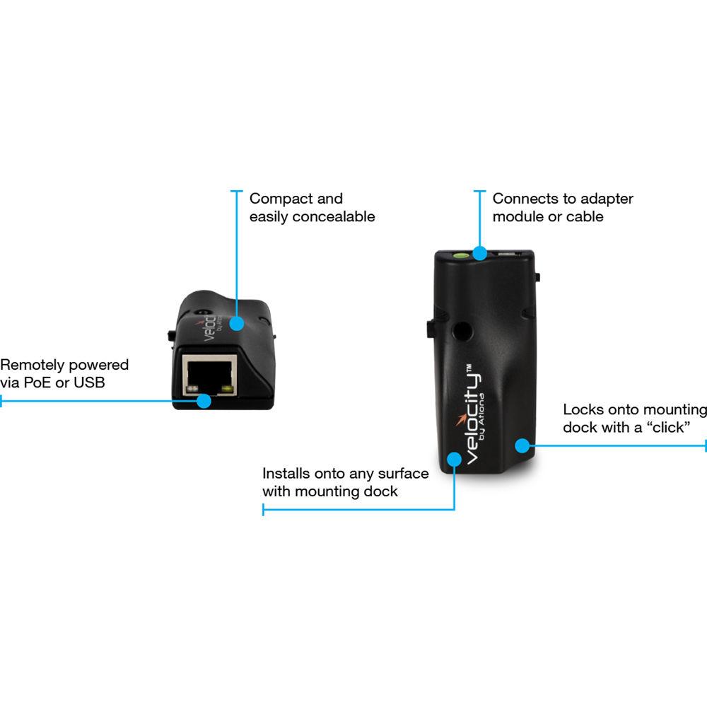 Atlona Velocity Control Converter PoE with RS-232 Dongle for Velocity Gateway