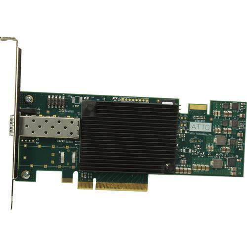 ATTO Technology Celerity Single-Channel 16 Gb s Fiber-Channel PCIe 3.0 Host Bus Adapter with 2 x SFP Transceivers